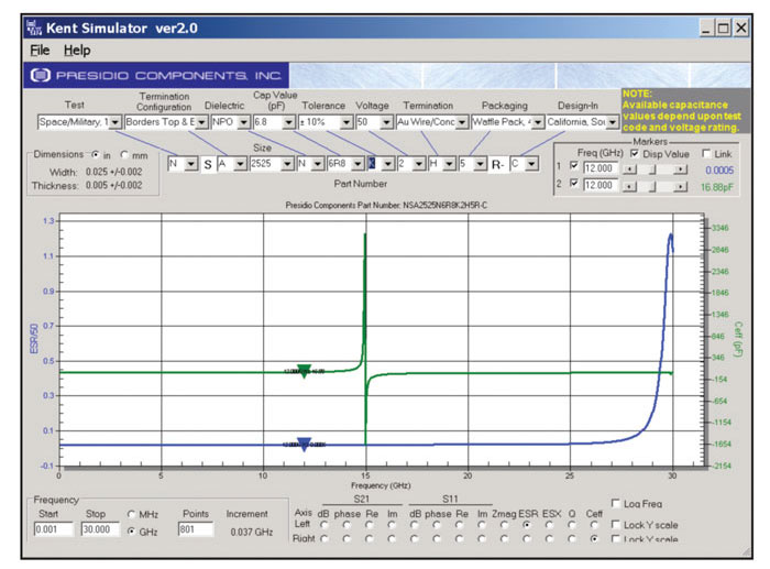 Kent Simulator Filter Capacitor